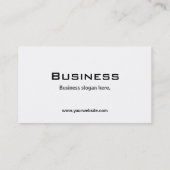 Berufliche schlichte elegante moderne visitenkarte (Rückseite)