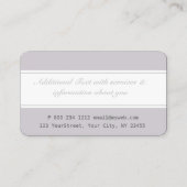 Berufliche Schlichte IT-Reparatur Visitenkarte (Rückseite)