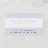 Berufliche Schlichte Minimalgesellschaft Tech Visitenkarte (Rückseite)