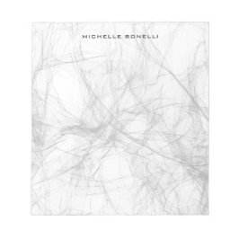 Berufliche Schlichte Minimalistisch Grau Moderne Notizblock