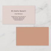 Berufliche Schlichte moderne Minimalistische Paste Visitenkarte (Vorne/Hinten)