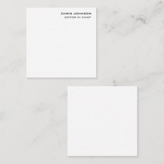 Berufliche Schlichte Premium Begleitkarte (Vorne/Hinten)