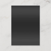 Berufliche Schlichte Weibchen Minimalistisch einzi Visitenkarte (Rückseite)