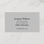 Berufliche Schlosserservicekarte Visitenkarte (Rückseite)