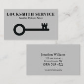 Berufliche Schlosserservicekarte Visitenkarte (Vorne/Hinten)