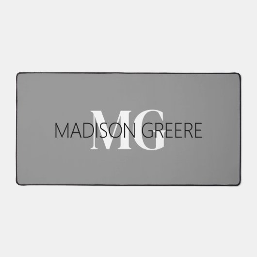 Berufliche Schreibtischmatte für Grau und Weiß (Vorderseite)