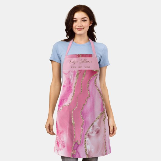 berufliche Schürze (Getragen)