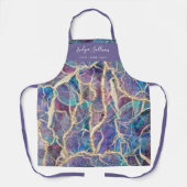 berufliche Schürze der dunklen Opal (Vorderseite)