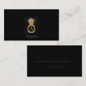 Berufliche Schwarz-Moderne kundenspezifisch Visitenkarte (Vorne/Hinten)