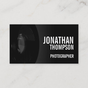 Berufliche Schwarz-Weiß-Fotografie Visitenkarte