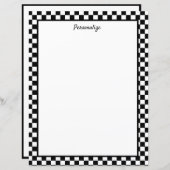 Berufliche Schwarz/Weiß-Schachbretter (Vorne/Hinten)