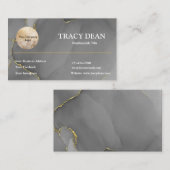 Berufliche Schwarz-Weiß-Technik Visitenkarte (Vorne/Hinten)