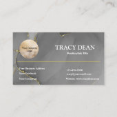 Berufliche Schwarz-Weiß-Technik Visitenkarte (Vorderseite)