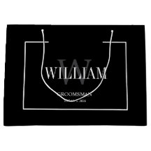 Berufliche Schwarz/Weiß-Trauzeugen Minimalistisch