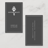 Berufliche Schwarz/Weiß-Visitenkarte Visitenkarte (Vorne/Hinten)