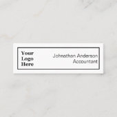 Berufliche Schwarzweiß-Logos und QR-Codes Telefonnummerkarte (Vorderseite)