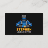 Berufliche Schweißanlage Visitenkarte (Rückseite)