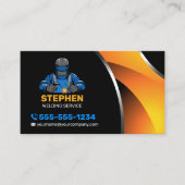 Berufliche Schweißanlage Visitenkarte (Vorderseite)