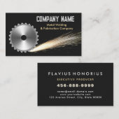 Berufliche SchweißFabrikation Drehkreislauf Visitenkarte (Vorne/Hinten)