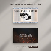 Berufliche Schweißnahtkarte des AN Visitenkarte