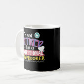 Berufliche Scrapbooking Ruhestands-Kaffee-Tasse Kaffeetasse (Vorderseite Links)
