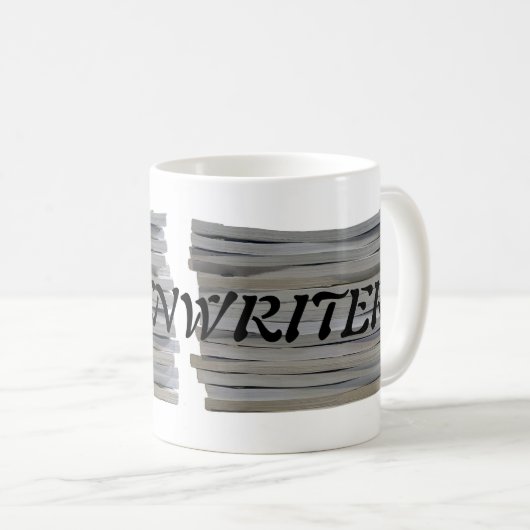 BERUFLICHE SCREENWRITER-TASSE KAFFEETASSE (VorderseiteRechts)