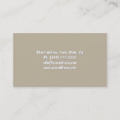 Berufliche Seamstress-Visitenkarte Visitenkarte (Rückseite)