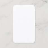 Berufliche Seide minimalistisch, modern rot Visitenkarte (Rückseite)