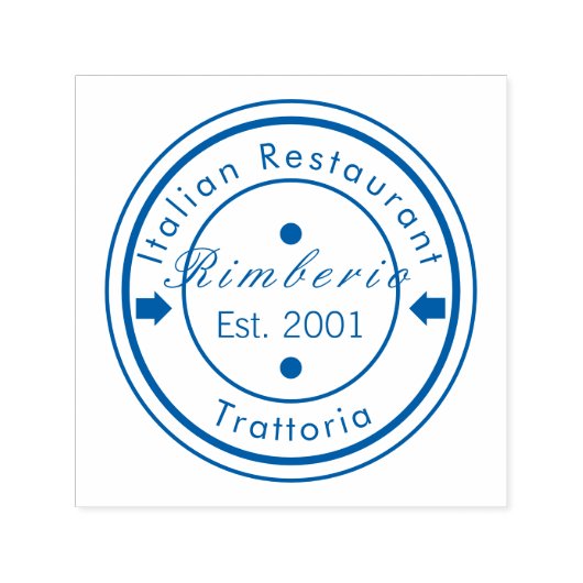 Berufliche, selbstklebende Briefmarke Permastempel (Design)