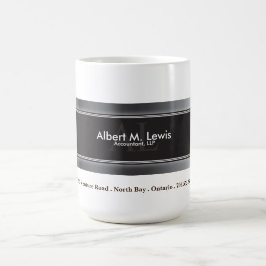 Berufliche silberne kaffeetasse (Mittel)