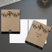 Berufliche Silhouette Schmetterling Ernennung Planer