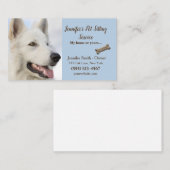 Berufliche Sitzgelegenheit von Haustieren oder Geh Visitenkarte (Vorne/Hinten)