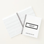 Berufliche Sitzungsnotizen Notizblock (Innenseite)