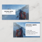 Berufliche Ski-Lehrer-Geschäfts-Karte Visitenkarte (Vorne/Hinten)