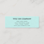 Berufliche Social-Media-Logos folgen QR-Code Mini Visitenkarte (Rückseite)