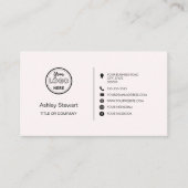 Berufliche Social-Media-Logos Moderne, trendige We Visitenkarte (Vorderseite)