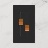 Berufliche solider Ingenieur-Geschäfts-Karte Visitenkarte (Rückseite)