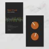 Berufliche solider Ingenieur-Geschäfts-Karte Visitenkarte (Vorne/Hinten)