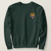 Berufliche Sonderanfertigung Brotiger Tiger Olive  Sweatshirt (Design vorne)