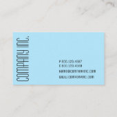 Berufliche soziale Medien Visitenkarte (Rückseite)