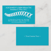 Berufliche Standardchiropraktik-Geschäfts-Karten Visitenkarte (Vorne/Hinten)