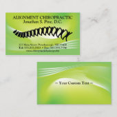 Berufliche Standardchiropraktik-Geschäfts-Karten Visitenkarte (Vorne/Hinten)
