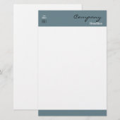 Berufliche Stationierung Briefpapier (Vorne/Hinten)