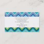 Berufliche stilvolle Mode-Geschäfts-Karten Visitenkarte (Rückseite)