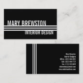 Berufliche Streifen Visitenkarten Visitenkarte (Vorne/Hinten)