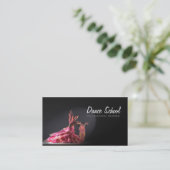 Berufliche Tänzer-Studio-Tanzschule-Karte Visitenkarte (Stehend Vorderseite)