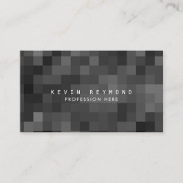 berufliche Technik für Schwarzweiß-Pixel Visitenkarte