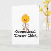 Berufliche Therapie Kick Grußkarte Karte (Gelbe Blume)