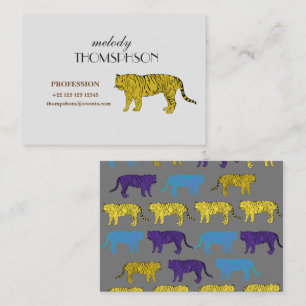 Berufliche Tigers-Karte Visitenkarte