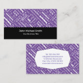 Berufliche Translator Business Card Visitenkarte (Vorne/Hinten)